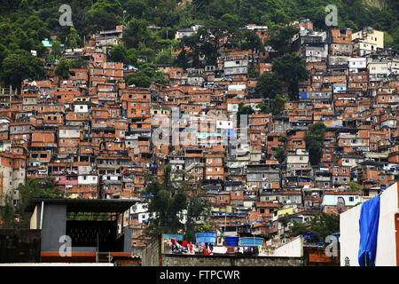 Da Favela Rocinha - São Conrado - quartier sud de la ville de Rio de Janeiro Banque D'Images