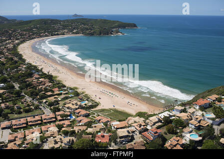 Vista aerea da Praia de Geriba Banque D'Images