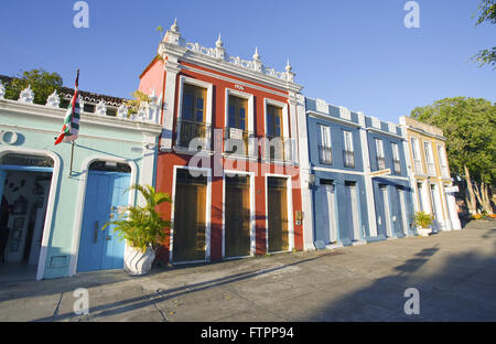 Site historique avec le Dr Paulo Souto maisons coloniales - centre historique Banque D'Images