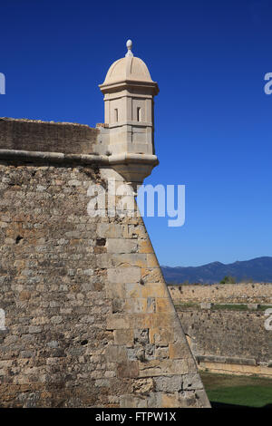 Du château de Sant Ferran, une grande forteresse militaire, à Figueres, en Catalogne, en Espagne, en Europe Banque D'Images