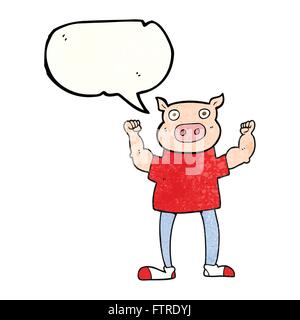 Freehand bulle cartoon texturé homme sans tête Illustration de Vecteur