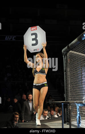 L'UFC Fight Night 84 au London's O2 Arena comprend : Luciana Andrande Où : London, Royaume-Uni Quand : 27 Feb 2016 Banque D'Images