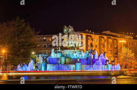Fontaine Kolkhida à Kutaisi, Géorgie Banque D'Images