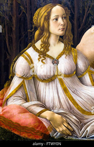 Détail de Vénus et Mars, par Sandro Botticelli, vers 1485, Banque D'Images