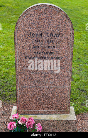 Édimbourg, Écosse - 11 mars 2016 : La tombe de John Gray dans le cimetière de Greyfriars à Édimbourg, le 11 mars 2016. John Gra Banque D'Images