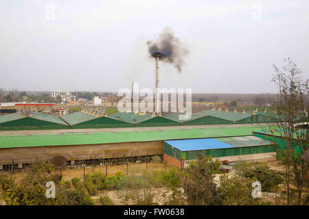 Haridwar, l'Uttaranchal, Inde. Feb 15, 2016. 15 févr. 2016 - Delhi, Inde.2 unité de Patanjali à Haridwar. © Subhash Sharma/ZUMA/Alamy Fil Live News Banque D'Images