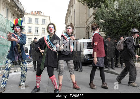 Montpellier, Languedoc-Roussillon, France. Le 31 mars 2016. Manifestation contre la réforme El Khomri du code du travail. Credit : Digitalman/Alamy Live News Banque D'Images