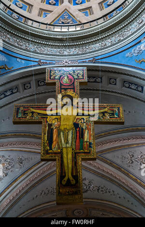 Saint Damian crucifix, la Basilique de San Francisco, Salta, Argentine Banque D'Images