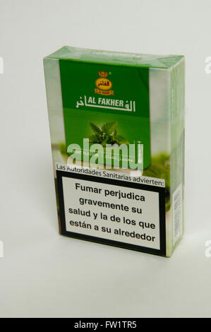 Tabac Al Fakher est le thème de la crème de la chicha en ligne Banque D'Images