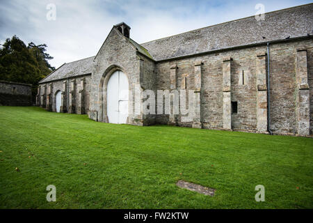 Buckland Monachorum, Royaume-Uni - Octobre 8, 2015 : Buckland Abbey, jardin et immobilier, une propriété du National Trust dans le Devon et Banque D'Images