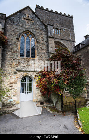 Buckland Monachorum, Royaume-Uni - Octobre 8, 2015 : Buckland Abbey, jardin et immobilier, une propriété du National Trust dans le Devon et Banque D'Images