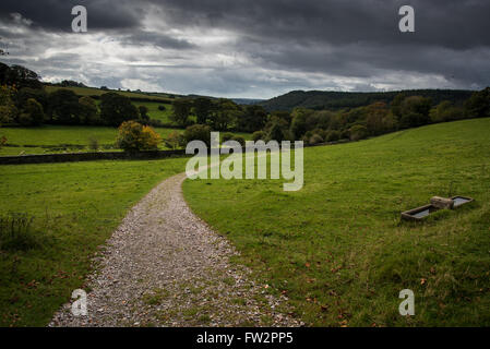 Paysage de campagne à l'automne dans les régions rurales de l'Angleterre Banque D'Images