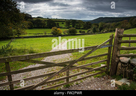 Paysage de campagne à l'automne dans les régions rurales de l'Angleterre Banque D'Images