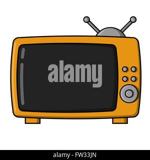 Télévision ancienne Illustration de Vecteur