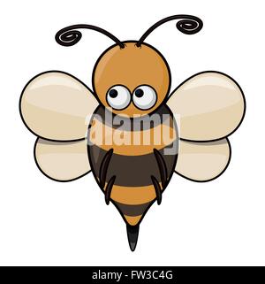 Bee cartoon illustration Illustration de Vecteur