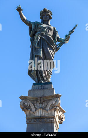 Ruse, Bulgarie - 29 septembre 2014 : Monument à la liberté en Ruse. Il a été crée par le sculpteur Arnoldo Zocchi, c'est un sym Banque D'Images