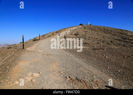 339 Point de vue Mirador mountain top, Sotavento, Fuerteventura, Îles Canaries, Espagne Banque D'Images