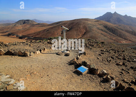 339 Point de vue Mirador mountain top, Sotavento, Fuerteventura, Îles Canaries, Espagne Banque D'Images