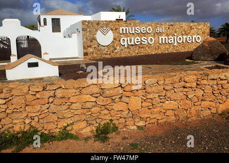 Musée pour Majorero fromage de chèvre, Antigua, Fuerteventura, Îles Canaries, Espagne Banque D'Images