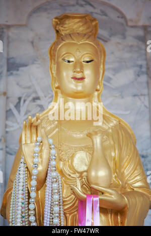 Image d'une statue de divinité féminine chinoise. Banque D'Images