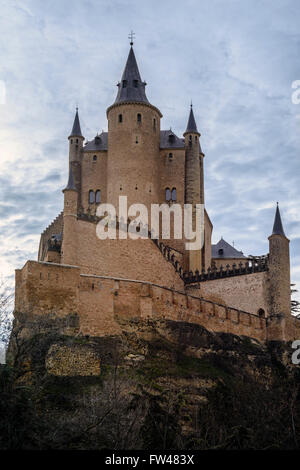 Alcazar de Ségovie, Castille et Leon, Espagne Banque D'Images