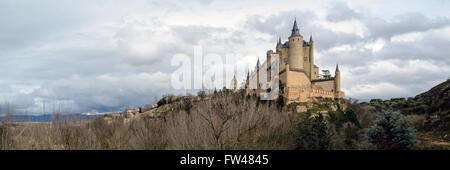 Alcazar de Ségovie, Castille et Leon, Espagne Banque D'Images