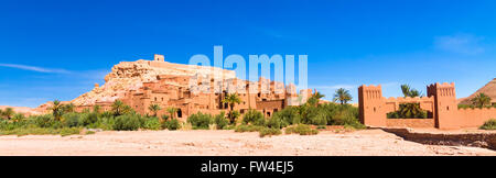 Ancienne ville de Ait Benhaddou au Maroc Banque D'Images