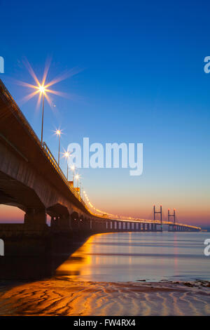 Deuxième Severn Crossing Bridge, South East Wales, UK Banque D'Images