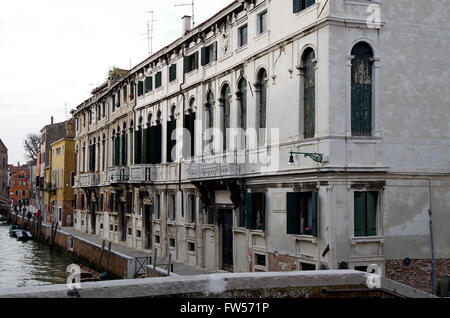 Venise, Italie, Palazzi Zen, Rio de S Caterina Banque D'Images