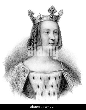 Emma de France, 894-934, épouse de Rodolphe, Roi de France, Duc de Bourgogne Banque D'Images