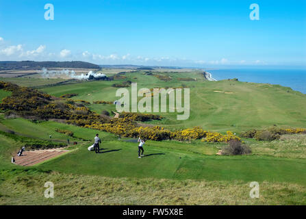 Sheringham royal golf club, North Norfolk, Angleterre Banque D'Images