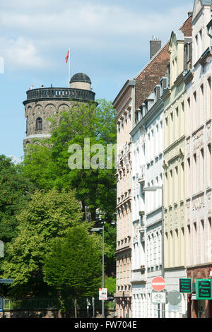Köln, Neustadt-Süd, Südstadt, Severinsviertel, Blick durch die Strasse zur Severinswall Bottmühle Banque D'Images