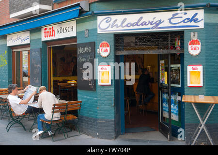 Köln, Neustadt-Süd, Südstadt, Severinsviertel Severinswall, Chlodwigeck, Banque D'Images