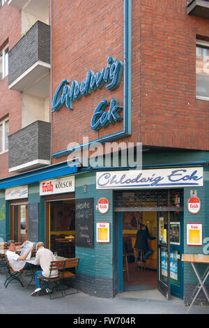 Köln, Neustadt-Süd, Südstadt, Severinsviertel Severinswall, Chlodwigeck, Banque D'Images