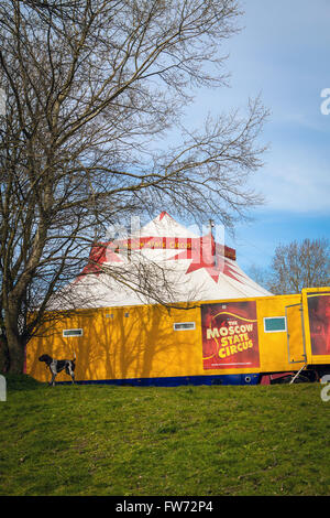 Le Cirque d'État de Moscou, à l'Alexandra Palace, au nord de Londres Banque D'Images