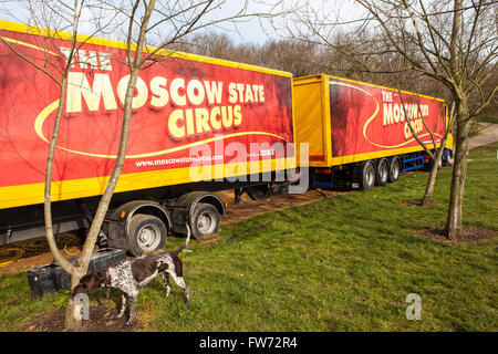 Le Cirque d'État de Moscou, à l'Alexandra Palace, au nord de Londres Banque D'Images