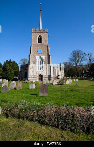 Much Hadham, Hertfordshire, St Andrew's Holy Cross Church, une église, Église d'Angleterre, et l'Église catholique romaine, Englan Banque D'Images