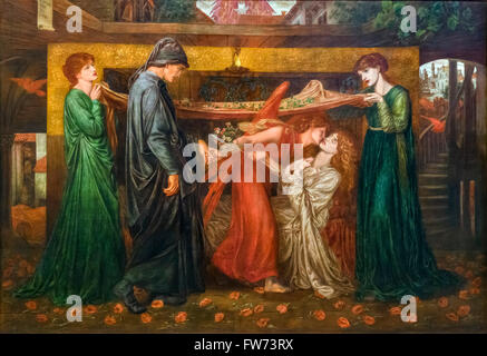 Dante's Dream (le rêve de Dante ou au moment de la mort de Beatrice) par Dante Gabriel Rossetti, 1871 Banque D'Images