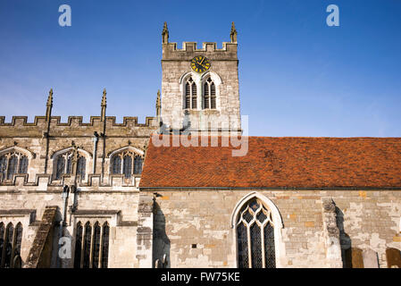 St Peters Church, Wootton Wawen, Warwickshire, Angleterre Banque D'Images