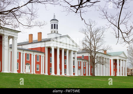 Université de Washington and Lee, Lexington, vallée de Shenandoah, en Virginie, USA. Banque D'Images