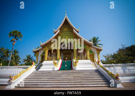 Haw Pha Bang dans la région de Luang Prabang, Laos du patrimoine mondial Banque D'Images