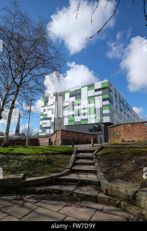L'Université de Central Lancashire, bâtiment des médias Banque D'Images