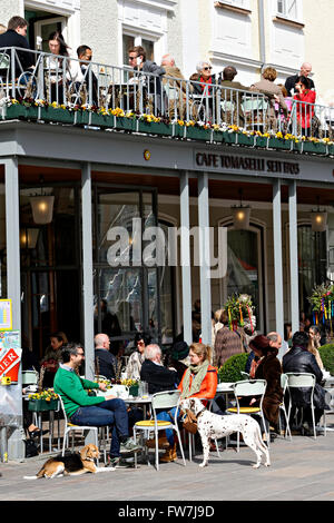 Tomaselli Cafe au vieux marché, Salzburg, Autriche, Europe Banque D'Images