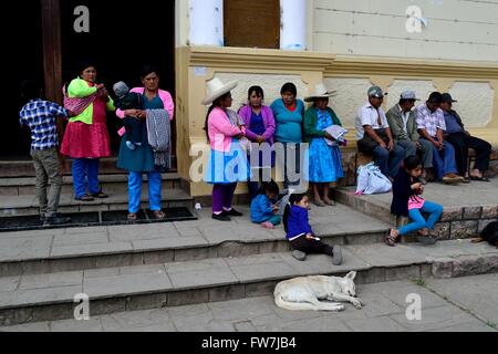 L'église San Pedro de HUANCABAMBA. .Département de Piura au Pérou Banque D'Images