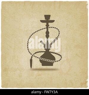 Fond vieux narguilé - vector illustration EPS 10. Illustration de Vecteur