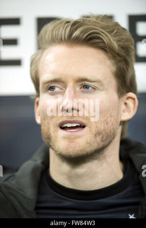 Munich, Allemagne. Mar 29, 2016. Andre Schurrle (GER) Football/Football : match amical entre l'Allemagne 4-1 de l'Italie à l'Allianz Arena de Munich, Allemagne . © Maurizio Borsari/AFLO/Alamy Live News Banque D'Images