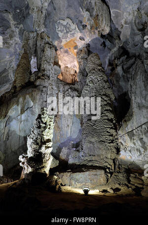 Phong Nha Ke Bang, grotte, un étonnant, merveilleux cavern à Bo Trach, Quang Binh, au Vietnam, est patrimoine de Viet Nam Banque D'Images