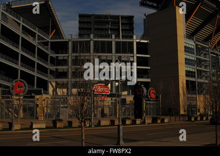 Heinz field gate C voir Pittsburgh en Pennsylvanie Banque D'Images