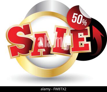 Vente tags. Vente de bannières. Le Shopping. Peut utiliser pour la promotion. Illustration de Vecteur