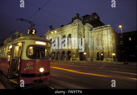 AUT, l'Autriche, Vienne, Vienna State Opera House. Tau, Oesterreich, Wien, die Wiener Staatsoper. Banque D'Images